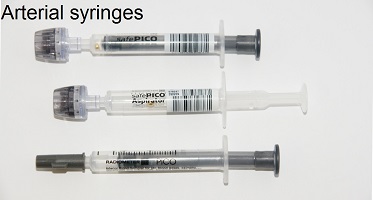 Arterial syringe